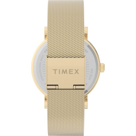 Złoty zegarek Timex Originals z bransoletką TW2U05400