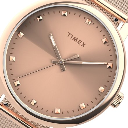 Różowozłoty zegarek Timex Originals z bransoletką TW2U05500