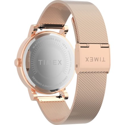 Różowozłoty zegarek Timex Originals z bransoletką TW2U05500