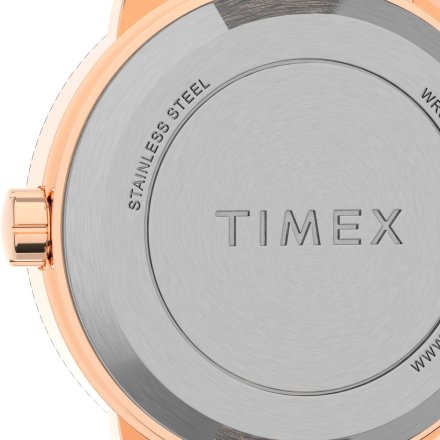 Różowozłoty zegarek Timex Easy Reader z bransoletką TW2U05500