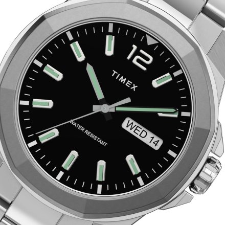 Męski zegarek Timex Essex Avenue srebrny z bransoletką TW2U14700