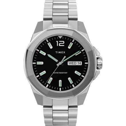 Męski zegarek Timex Essex Avenue srebrny z bransoletką TW2U14700