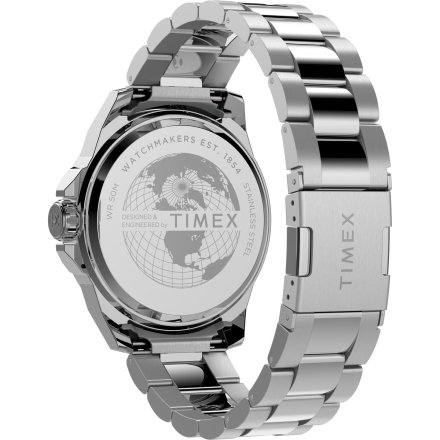 Męski zegarek Timex Essex Avenue srebrny z bransoletką TW2U14700