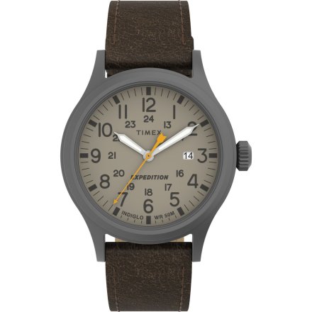 Męski zegarek Timex Expedition Scout brązowy TW4B23100