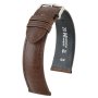 Brązowy pasek skórzany 18 mm HIRSCH Camelgrain NQR 01009215-2-18 (XL)