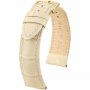 Beżowy pasek skórzany 20 mm HIRSCH Duke 01028190NQ-1-20 (M)
