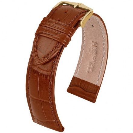 Jasnobrązowy pasek skórzany 18 mm HIRSCH Duke NQR 01028070NQ-1-18 (L)
