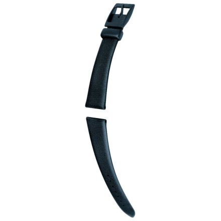 Czarny pasek kauczukowy 18 mm HIRSCH Fun Time 40608850-5-18