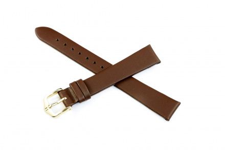 Brązowy pasek Skórzany 19 mm HIRSCH Italocalf 17822010-1-19 (L)