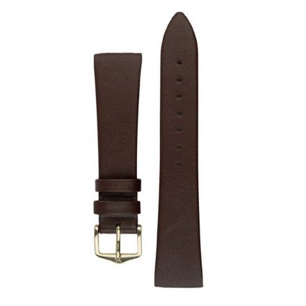Brązowy pasek Skórzany 19 mm HIRSCH Italocalf 17822010-1-19 (L)