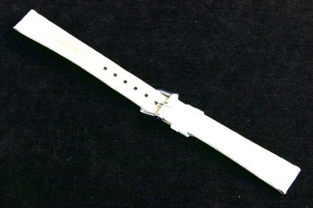 Biały pasek Skórzany 18 mm HIRSCH Italocalf 17802000-2-18 (M)