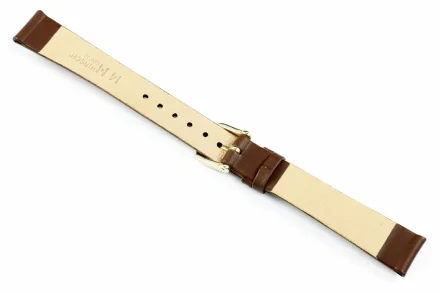 Brązowy pasek Skórzany 18 mm HIRSCH Italocalf 17832010-1-18 (XL)