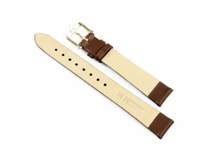 Brązowy pasek Skórzany 18 mm HIRSCH Italocalf 17832010-1-18 (XL)