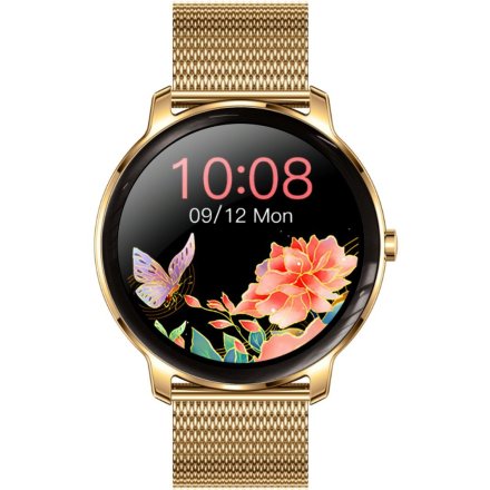 Złoty smartwatch damski Rubicon RNBE66 SMARUB105