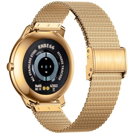 Złoty smartwatch damski Rubicon RNBE66 SMARUB105
