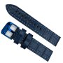 Pasek do zegarka Vostok Europe Pasek Almaz - Skóra (D657) niebieski croco niebieska kl.