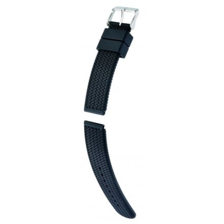 Czarny pasek kauczukowy 20 mm HIRSCH Racing 40238850-2-20