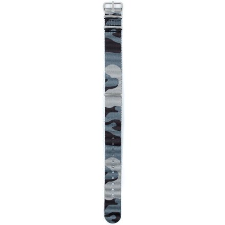Szary pasek tekstylny 18 mm HIRSCH Rush 40406038-2-18