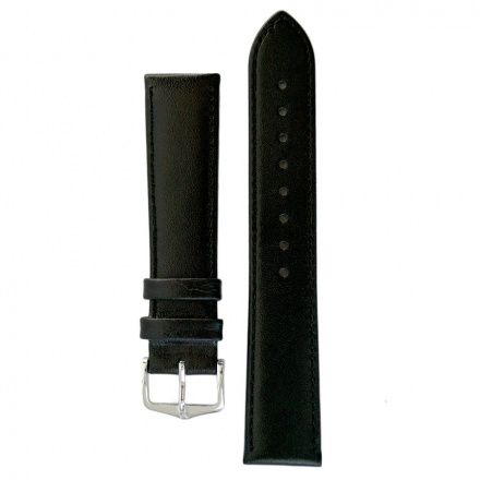 Czarny pasek Skórzany 20 mm HIRSCH Umbria NQR 13700250-1-20 (M)