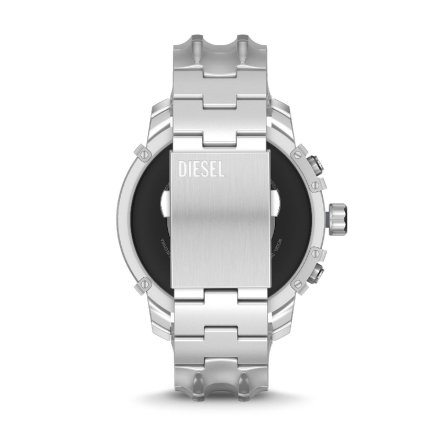 Smartwatch męski Diesel z funkcją rozmowy NFC Aktywność Sen srebrny DZT2040