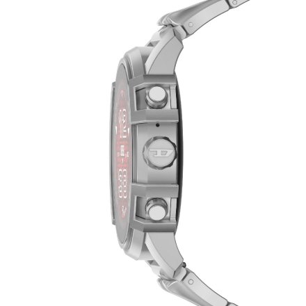 Smartwatch męski Diesel z funkcją rozmowy NFC Aktywność Sen srebrny DZT2040