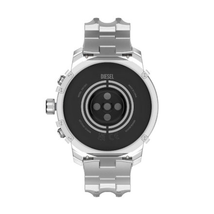 Smartwatch męski Diesel z funkcją rozmowy NFC Aktywność Sen srebrny DZT2040