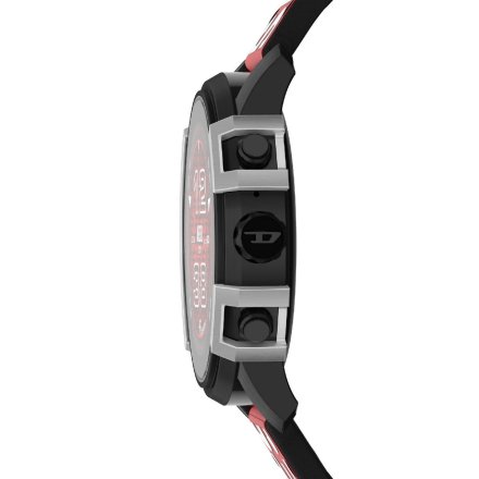 Smartwatch męski Diesel z funkcją rozmowy NFC Aktywność Sen czerwony DZT2041