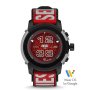Smartwatch męski Diesel z funkcją rozmowy NFC Aktywność Sen czerwony DZT2041