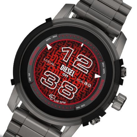 Smartwatch Diesel Griffed 6 GEN z bransoletką szary DZT2042