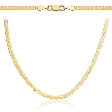 Biżuteria SAXO Złoty łańcuszek TAŚMA WĄSKA   pr.585-42CM-1-28-L00116-2