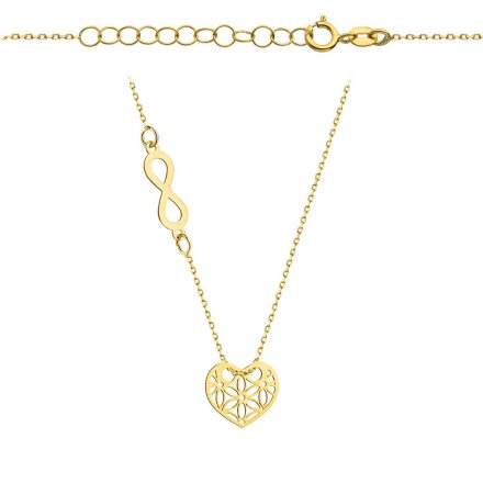Biżuteria SAXO 14K Naszyjnik damski złoty pr.585- 11-21-N00183-2