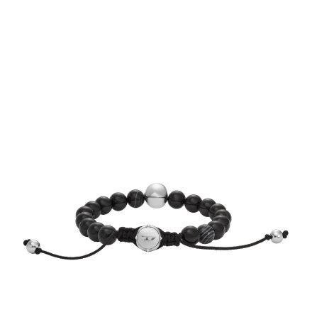 Bransoletka męska Diesel Beads koraliki i czaszka DX1381040
