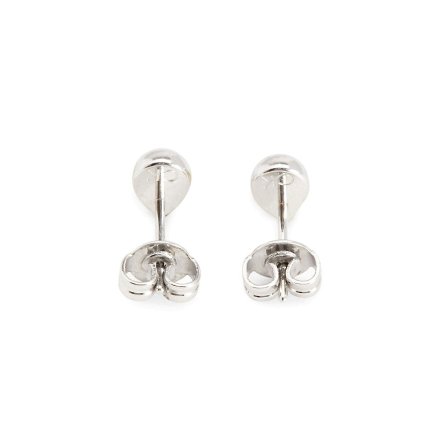 Srebrne kolczyki Calvin Klein łezki Sculptured Drops 35000070