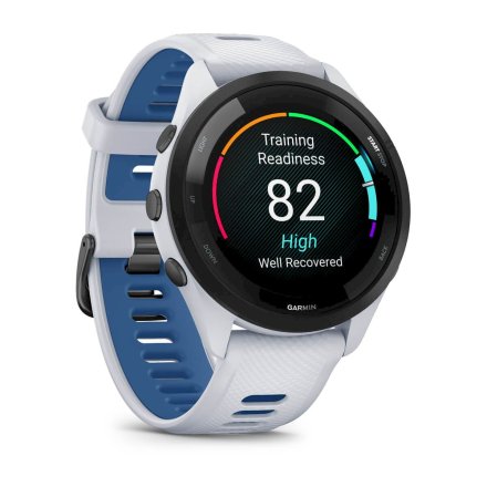 GARMIN Forerunner 265 Mleczny kwarc smartwatch do biegania 010-02810-11