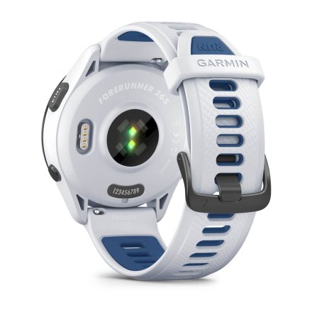GARMIN Forerunner 265 Mleczny kwarc smartwatch do biegania 010-02810-11