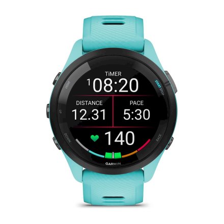 GARMIN Forerunner 265 Błękitny smartwatch do biegania 010-02810-12