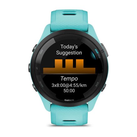 GARMIN Forerunner 265 Błękitny smartwatch do biegania 010-02810-12