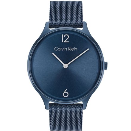 Zegarek damski Calvin Klein Timeless Mesh z granatową bransoletką 25200005