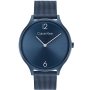 Zegarek damski Calvin Klein Timeless Mesh z granatową bransoletką 25200005