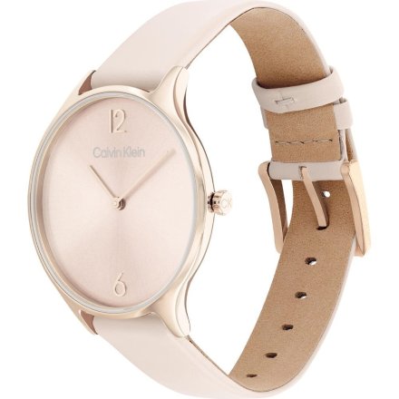 Zegarek damski Calvin Klein Timeless Mesh z różowym paskiem 25200009