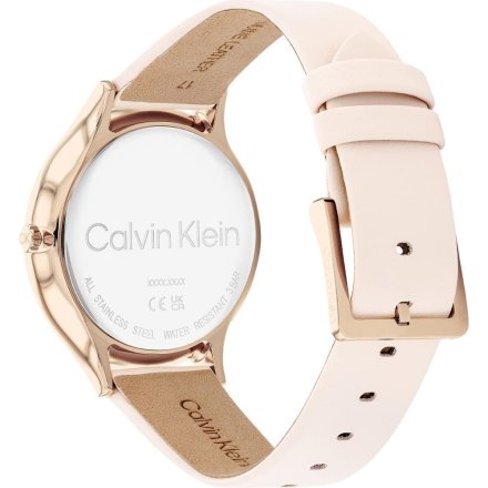 Zegarek damski Calvin Klein Timeless Mesh z różowym paskiem 25200009