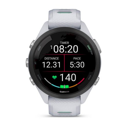 GARMIN Forerunner 265S Biało-miętowy smartwatch do biegania 010-02810-14