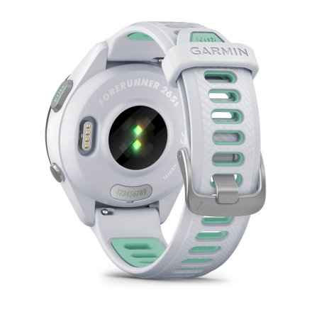 GARMIN Forerunner 265S Biało-miętowy smartwatch do biegania 010-02810-14