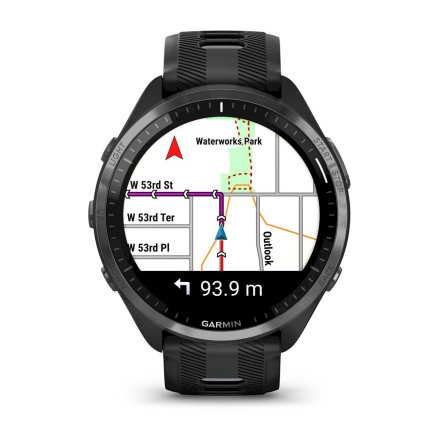 GARMIN Forerunner 965 Czarny smartwatch do biegania 010-02809-10