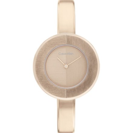 Zegarek damski Calvin Klein Confidence Bangle z różowozłotą bransoletką 25200023