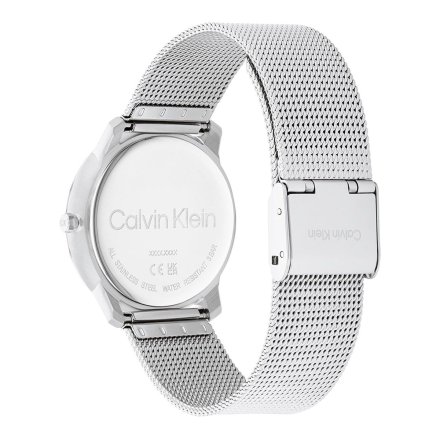 Zegarek damski Calvin Klein Iconic Mesh ze srebrną bransoletką 25200032