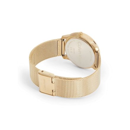 Zegarek damski Calvin Klein Iconic Mesh ze złotą bransoletką 25200034