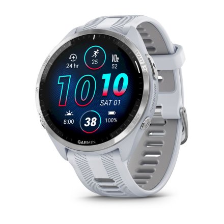 GARMIN Forerunner 965 Biały smartwatch do biegania 010-02809-11