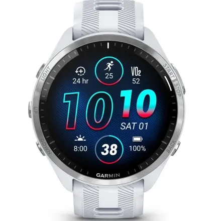GARMIN Forerunner 965 Biały smartwatch do biegania 010-02809-11