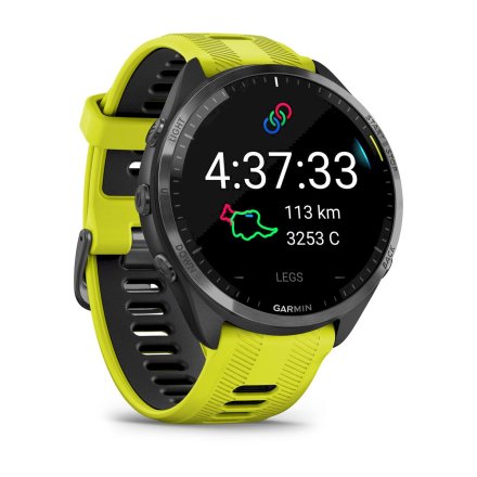 GARMIN Forerunner 965 Żółty smartwatch do biegania 010-02809-12